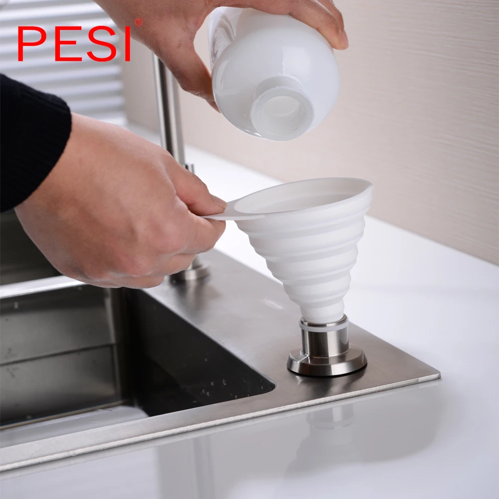 Kitchen Sink Soap Dispenser ABS Plastic Built in Lotion Pump Plastic Bottle for Bathroom and Kitchen Liquid Soap organize.