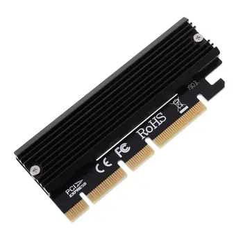 

M.2 NVMe SSD Adapter Expansion Card M2 to PCIE 3.0 X16 Controller Card M Key Interface Support PCI Express 3.0 x4 2230-2280
