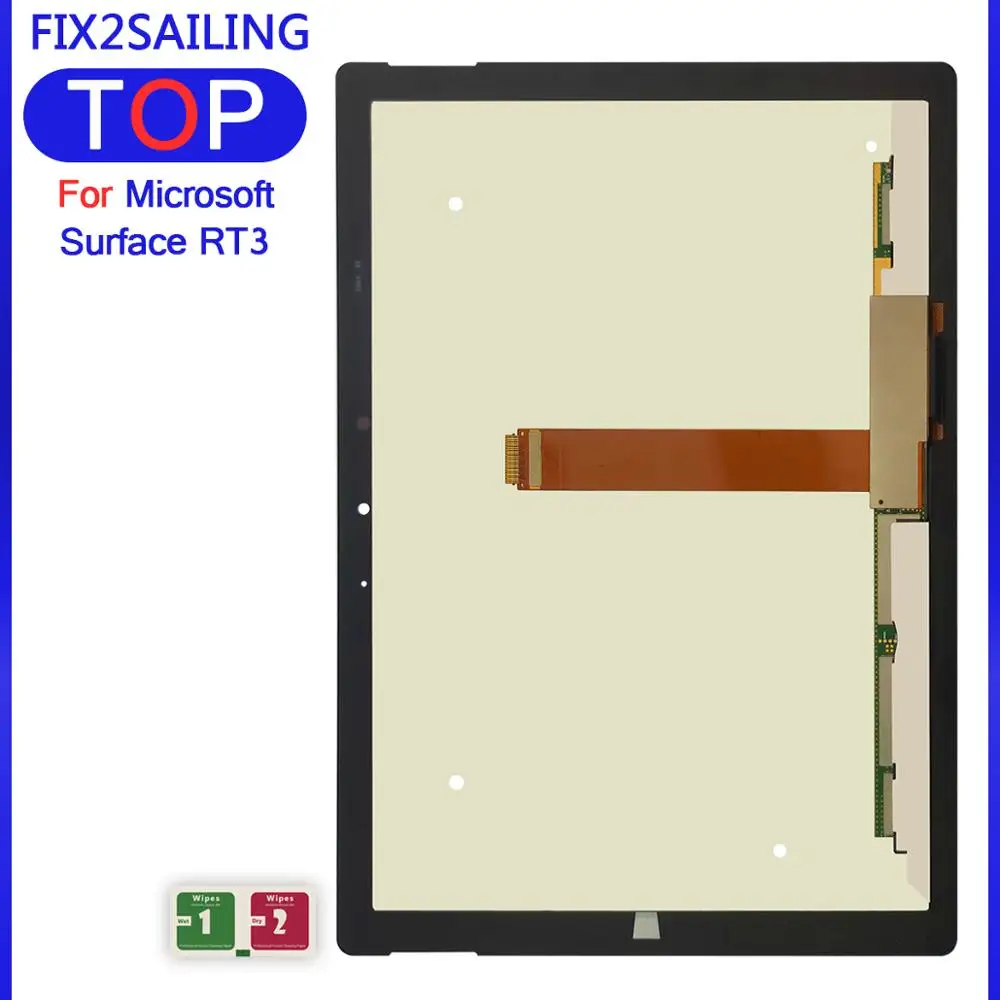 100% протестированный сменный ЖК-дисплей для планшета Microsoft Surface 3 RT 1645 с сенсорным