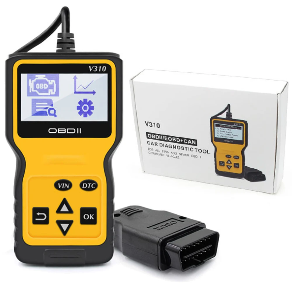 V310 Mini OBD2 сканер автомобильный диагностический полнофункциональная Диагностика