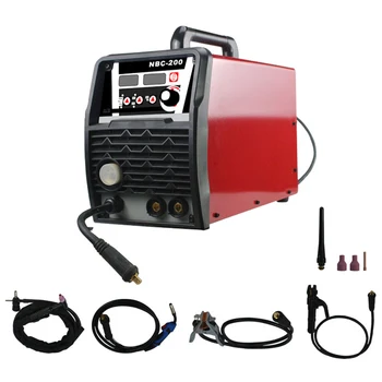 Cheap MIG 200 TIG MMA 3 In 1 MIG Welder Welding Machine Functional DC Gas No Gas Self-Shielded 4.0mm IGBT ARC Welder