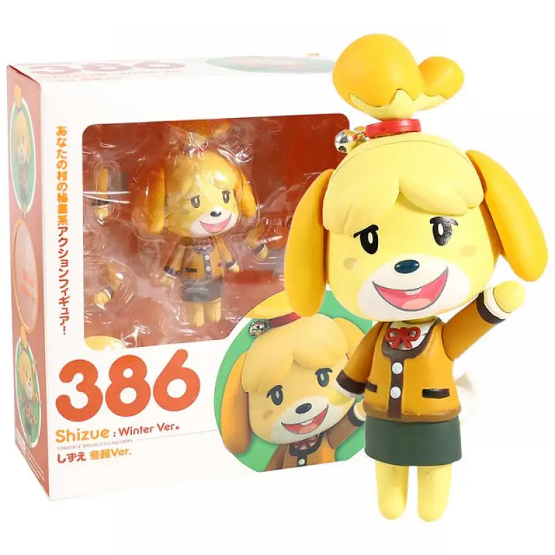 Anime Figures Animal Crossing Isabelle Changeable Face Toy Dream Island