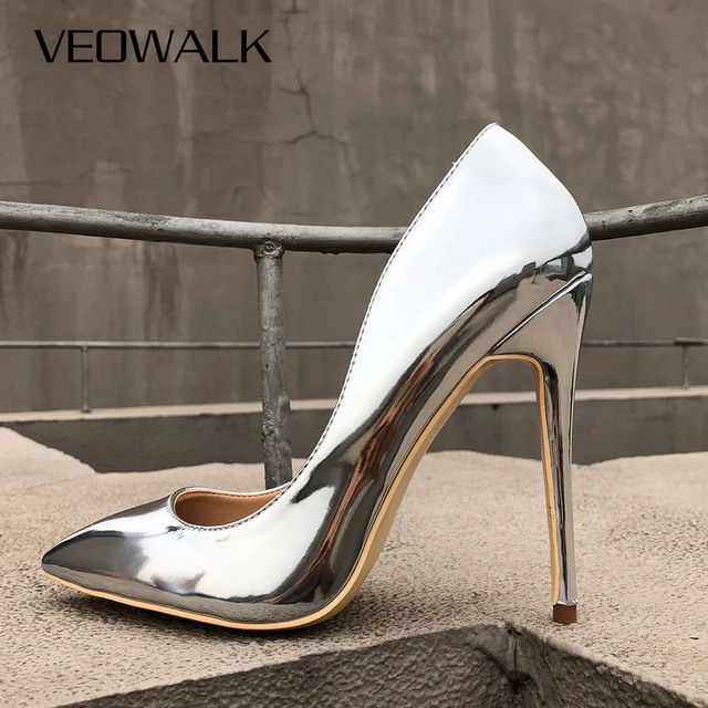 SIMMI Shoes Simmi London Becki embellished sling back heels in silver  metallic croc - ShopStyle Pumps