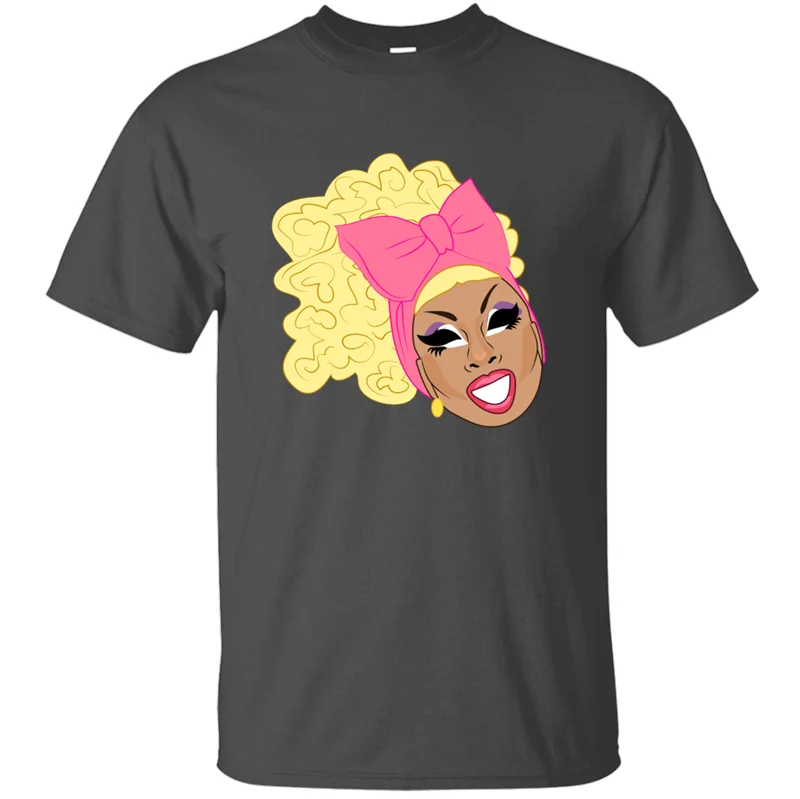 Индивидуальные комические trixie rupaul drag racing футболки для мужчин homme Досуг Футболка интересный юмористический высокое качество