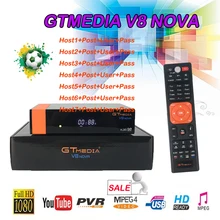 GTMEDIA V8 Nova Full HD Смарт ТВ спутниковый ресивер USB 2,0 Встроенный wifi с 1 год бесплатно Французский Испанский Европейский cccam tv box