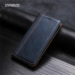 Elegant Leather Flip Case with Magnetic Closure for Cubot Note 20 Pro (Dark Blue)