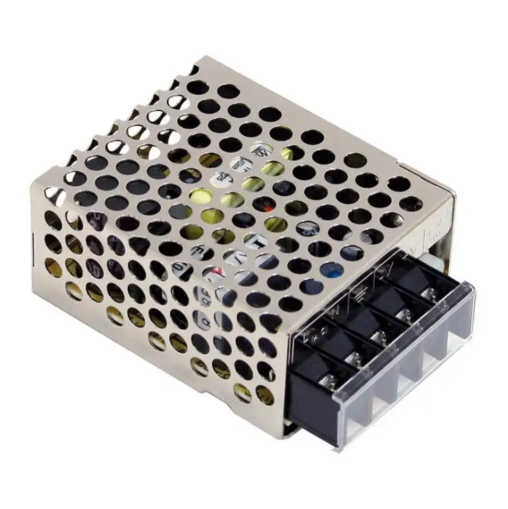 [Seven Neon]MEAN WELL RS-15 3.3V 5V 12V 15V 24V 48V 15W Original High power effection Single Output Switching Power Supply | Лампы и