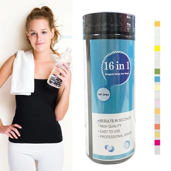 

100 Pcs Water Test Strips 15-in-1 Aquarium Water Quality Test Strips Aquarium