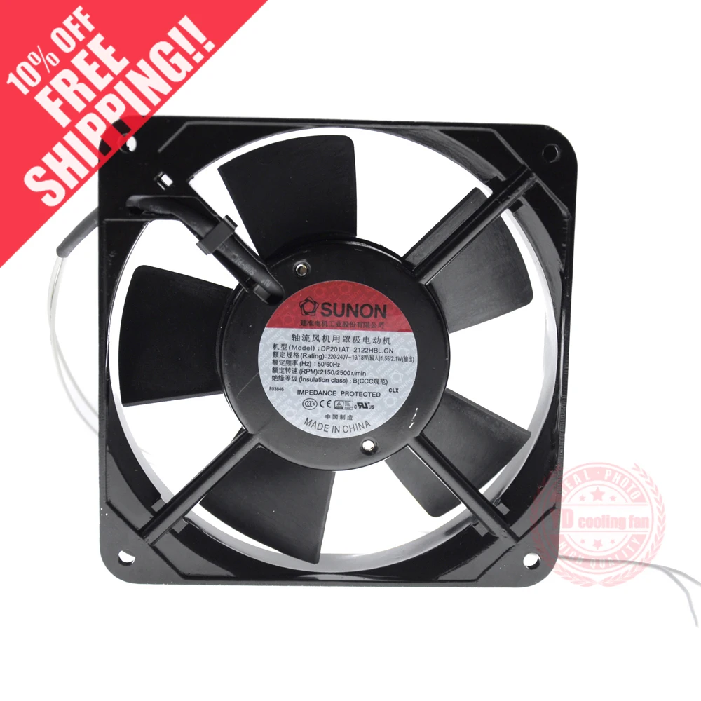 Новый шариковый подшипник SUNON DP201AT 2122HBL.GN 12025 220 в 12 см охлаждающий вентилятор| |