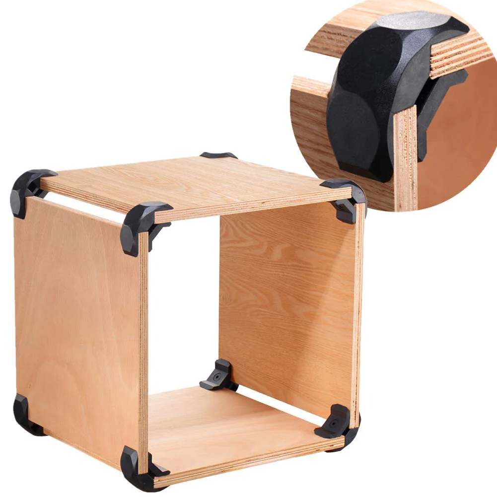 Wood Clamp Panel Connectors Right Angle Clip Set for Creative DIY Furniture Closet Table Storage Shelf Back Dropshipping Wood Clamp Panel Connectors Right Angle Clip Set for Creative DIY Furniture Closet Table Storage Shelf Back Dropshipping