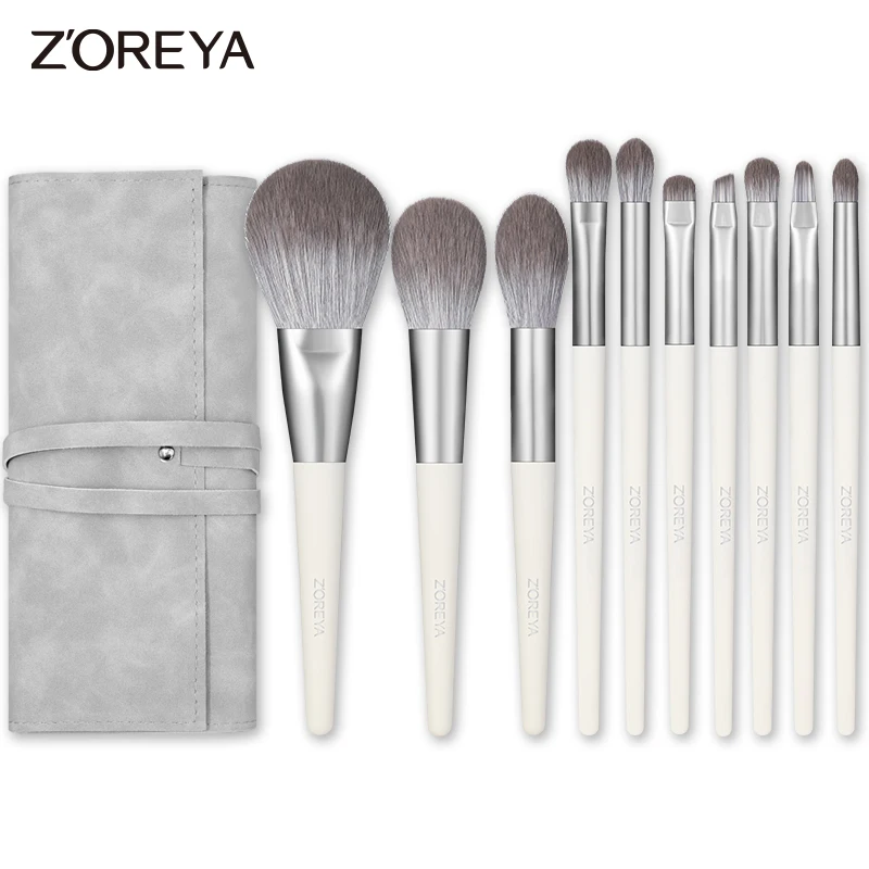 Zoreya brushes 10pcs Makeup brushes set Professional Beauty Make up