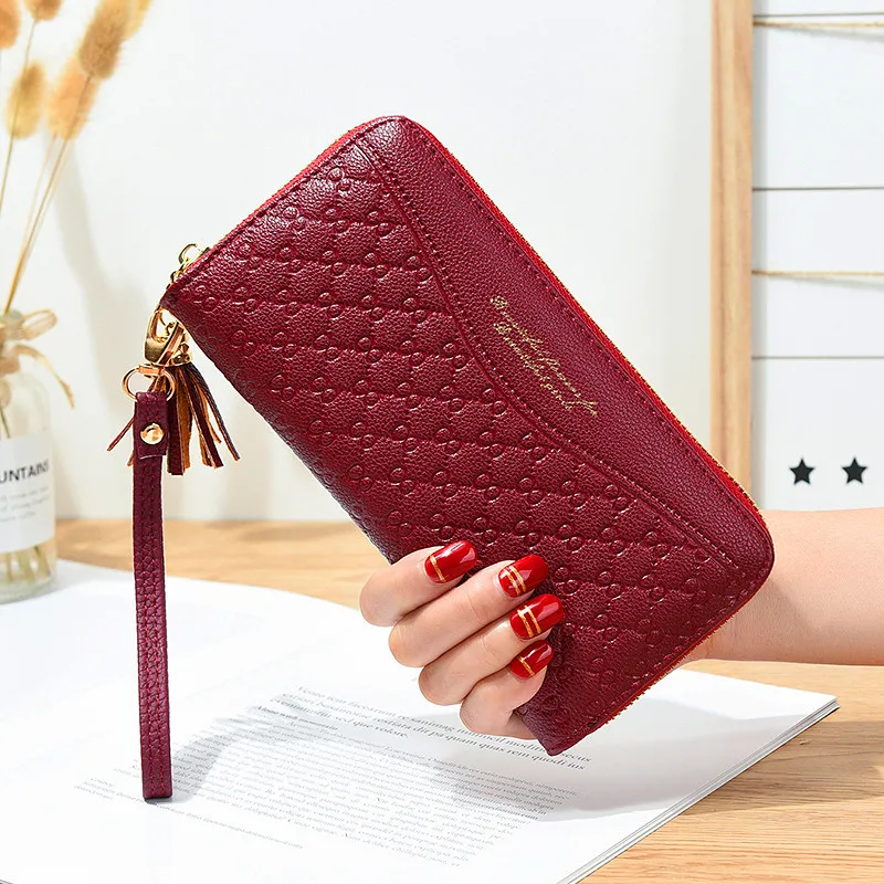 

women's wallet portfel damski purse female wallet large female Card Holder leather genuine designer wallets monederos para mujer