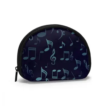 

Women Makeup Bag Music Notes Treble Clef Cosmetic Organizer bag Pouch For Travel Ladies Pouch