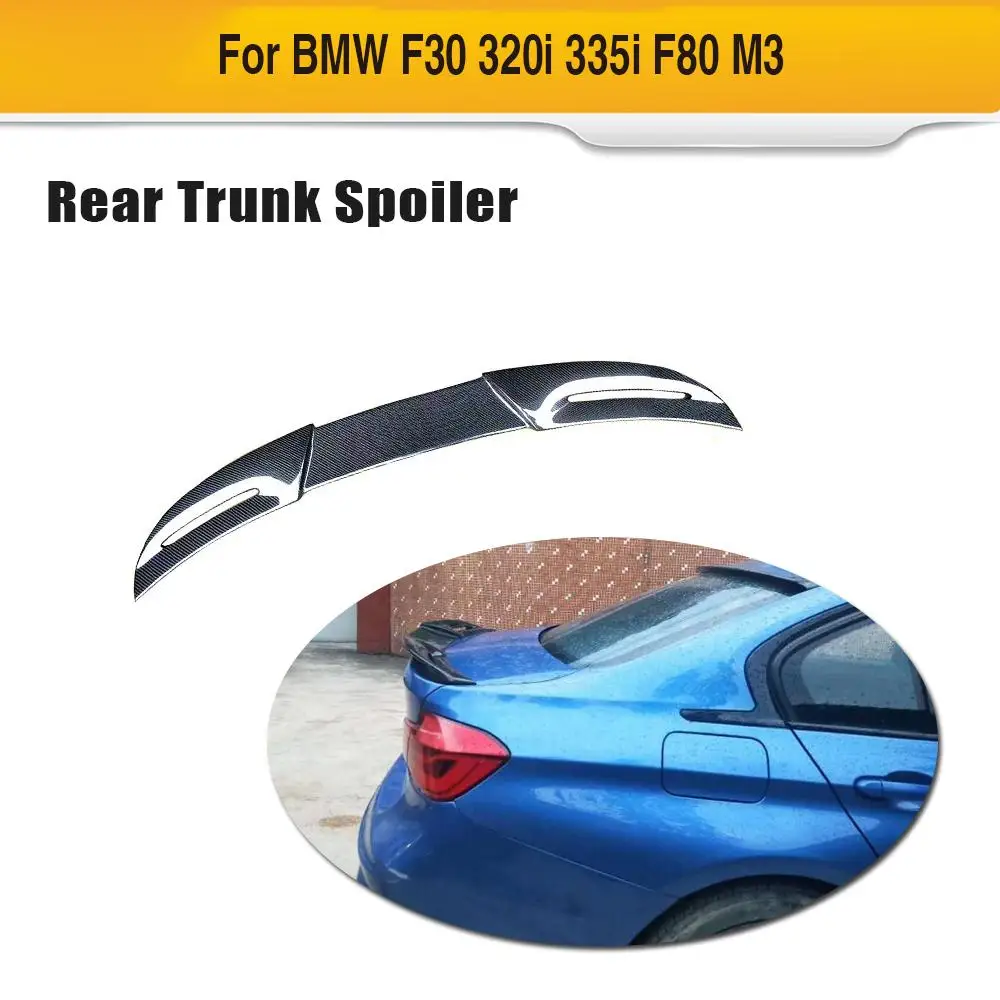 Автомобильная модель для BMW 3 серии F30 F35 F80 M3 2012-2018 задний спойлер из углеродного