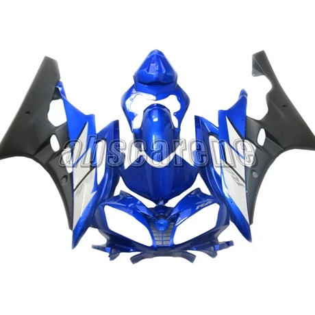 Полный комплект обтекателей для Yamaha YZF600 R6 2006 2007 YZF R6 06 07 ABS пластик Инжекционный мотоцикл Cowlings синий матовый черный обтекатели