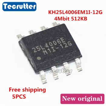 

5PCS KH25L4006EM1I-12G SOP8 4Mbit 512KB 25L4006 SPI NOR FLASH