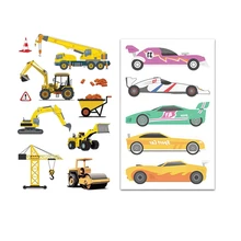 Rocooart 2 шт., Временные татуировки, детская татуировка, наклейка на тело, s-мультяшные татуировки, наклейки для мальчиков и девочек, украшения для дня рождения