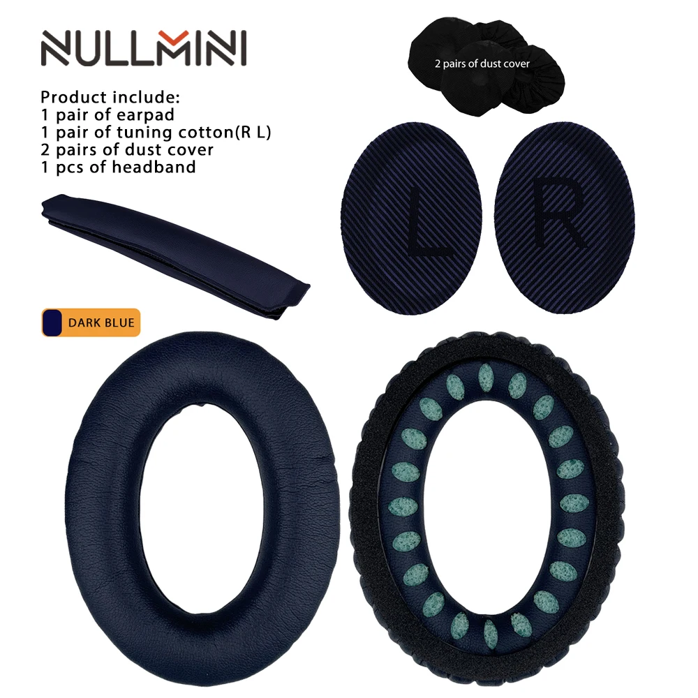 Premium Replacement Leather Earpads and Headband Earmuff