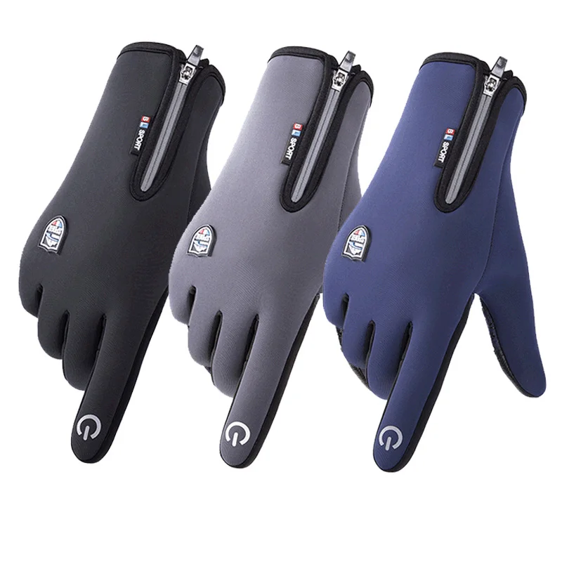 Winter Touch Screen Snow Windstopper Gloves Knitted Mittens Warm Soft Waterproof Windproof Induction Glove | Спорт и развлечения