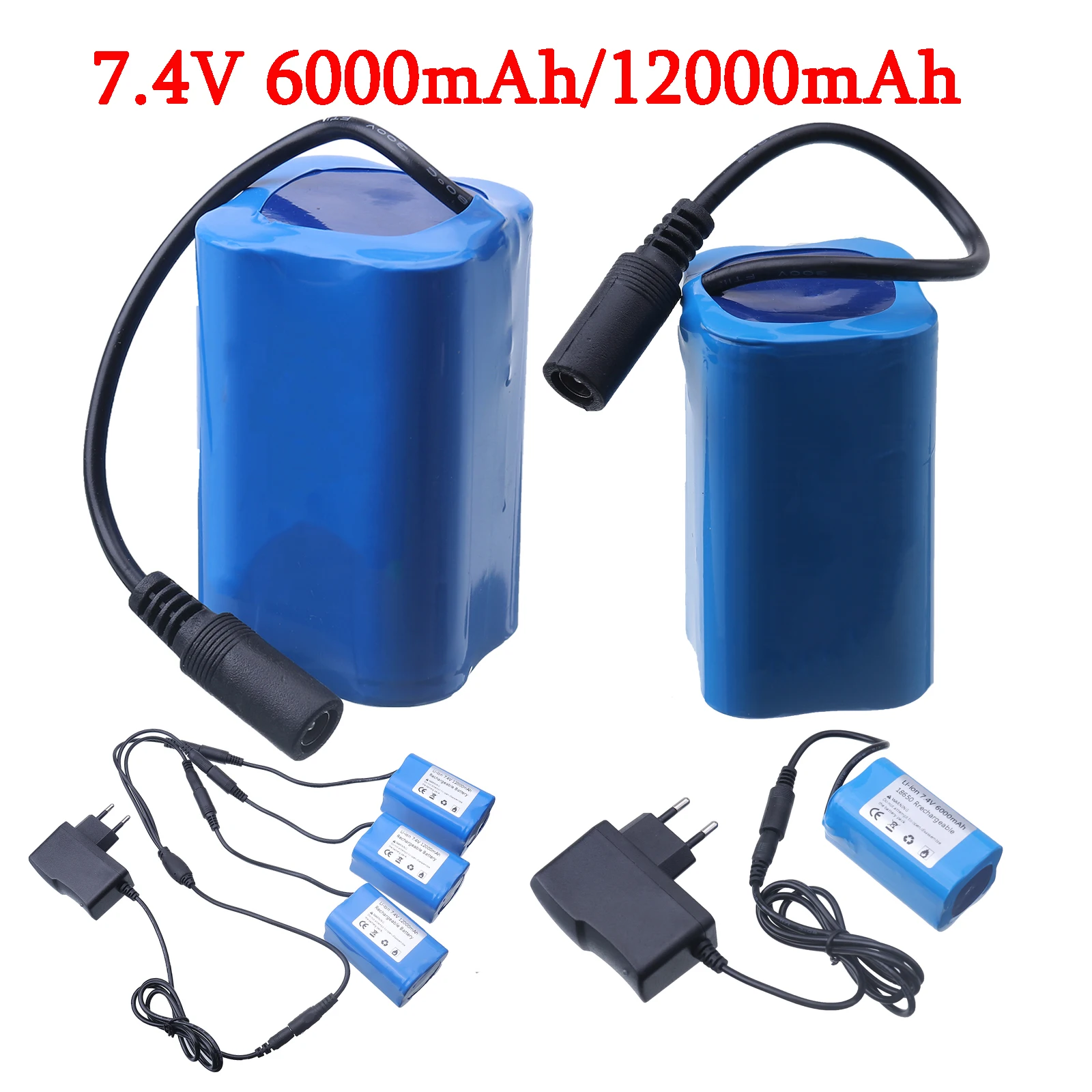 7 4 V 12000mAh 6000mAh батарея 3To1 Зарядка для T188 T888 2011-5 V007 C18 H18 и т. д. пульт дистанционного