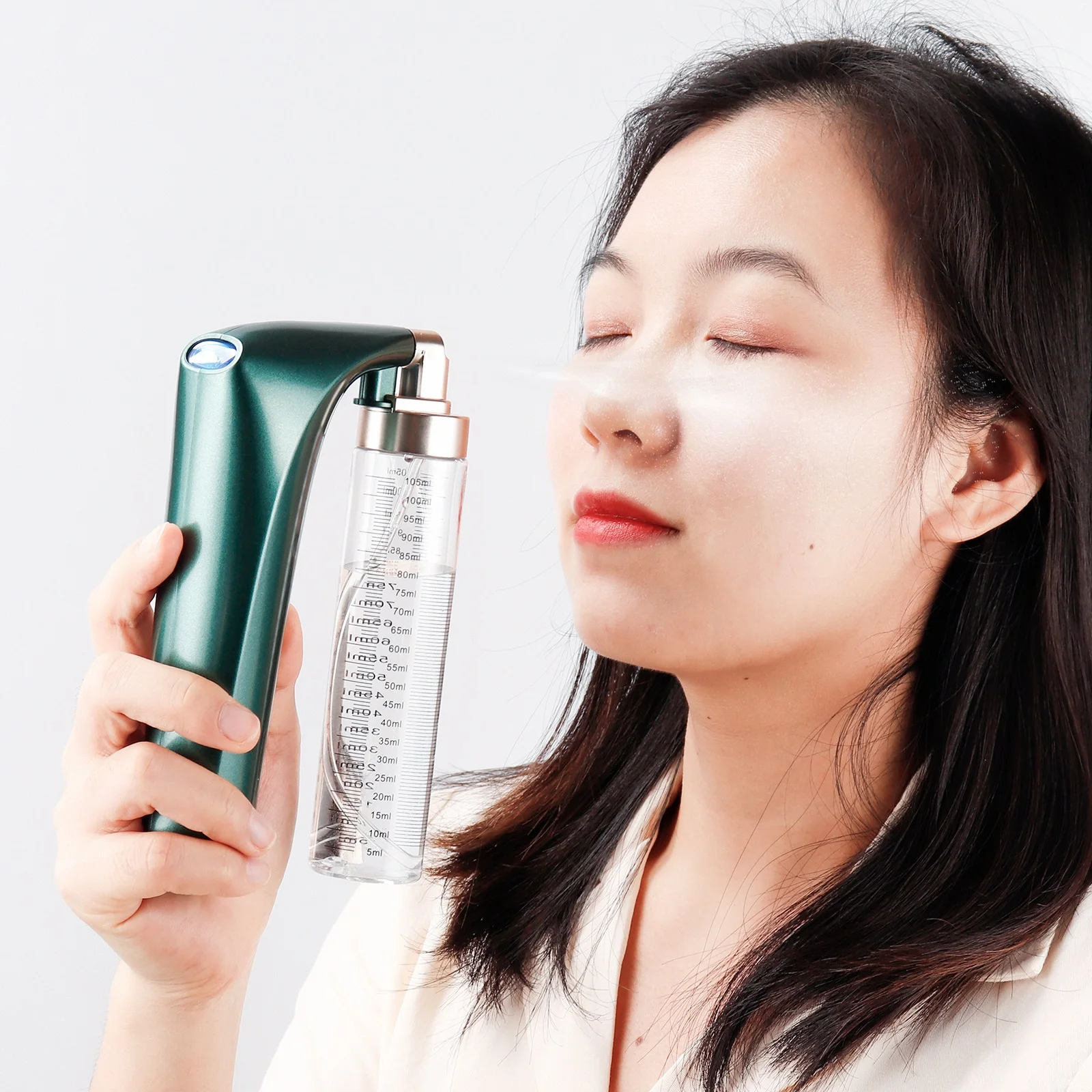 

100ML Airbrush Nano Fog Mist Sprayer Skin Moisturizeing Sprayer Air Compressor Spray Gun Make Up Mask Facial SPA Moisturize Skin