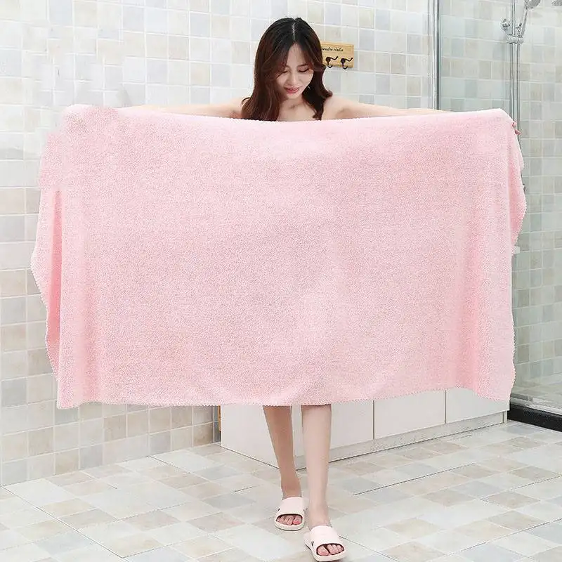 Thickened Bath Towels Hand Towel Polyester Brocade Coral Velvet Absorbent