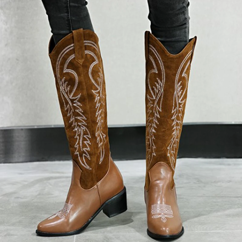 women in cowboy boots