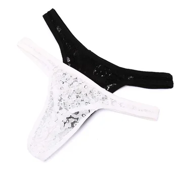 

For Men's Tracksuit Underwear Sexy Lace Thong T Transparent Panties Breathable Pants men's Taste G-Strings & Thongs Man Briefs