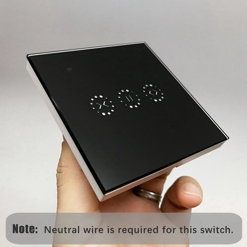 Smart Wifi Press Curtain Switch Mobile App Control Support Alexa Google Home For Electric Motorized Curtain Blind Roller Shutter