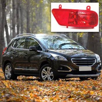 

2Pcs Rear Tail Bumper Fog Light Lamp Cover case Right /Left Side Passenger Driver side N/s For Peugeot 3008 2009-2016 Oc28