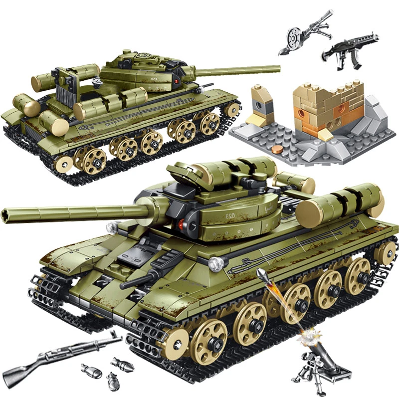 Новинка 683 шт. серия танков WW2 строительные блоки для детей модель военные фигурки