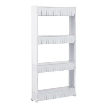 

Multifunctional Storage Shelf wheel Movable Save Space Rack Multi-layer Standing Tool Kitchen Bathroom Holding Rack Home Supply