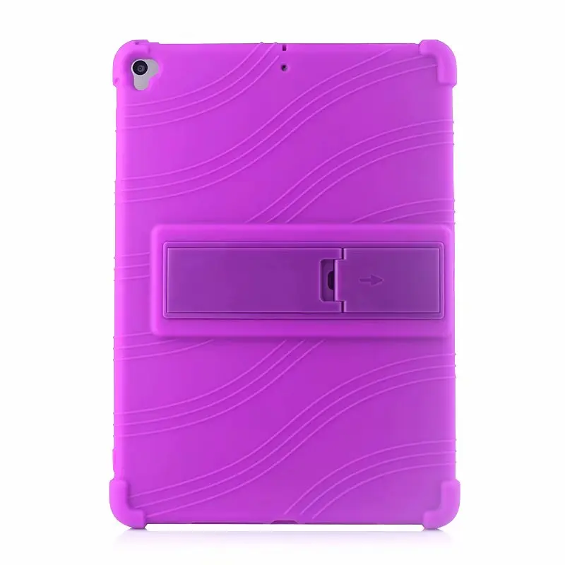 Фиолетовый Силиконовый чехол для iPad Air 3, 10,5 дюймов, A2152, A2123, A2153, A2154, чехол-подставка, для iPad Pro 10,5, защита от падения - Цвет: Фиолетовый