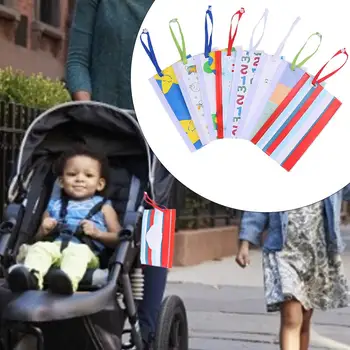 

8Pcs Wipes Bag Portable Wet Wipes Box Storage Box Tissue Box Napkin Holder Baby Wipes Portable Rope Cover Tissue Box Supplies