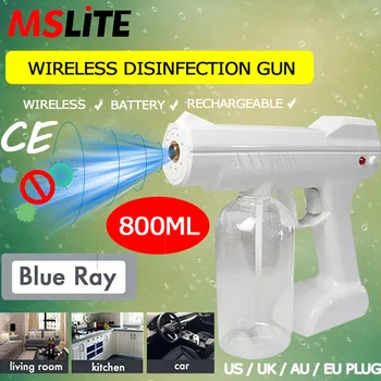

novedades 2020 negative blue light nano spray wireless gun atomizing nano steam gun home car humidifier machine air purifier