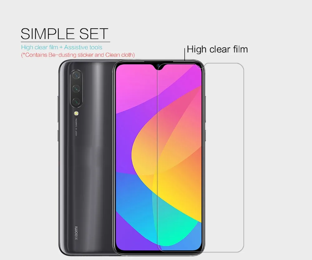 Nillkin Глянцевая Защитная пленка для экрана Xiaomi mi A3 против отпечатков пальцев матовая защитная пленка для Xiao mi A3