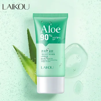 

LAIKOU Aloe Gel Acne Treatment Smooth Deep Moisturizing Whitening Oil Control Skin Repair Remove Acne Blackheads Cream Skin Care