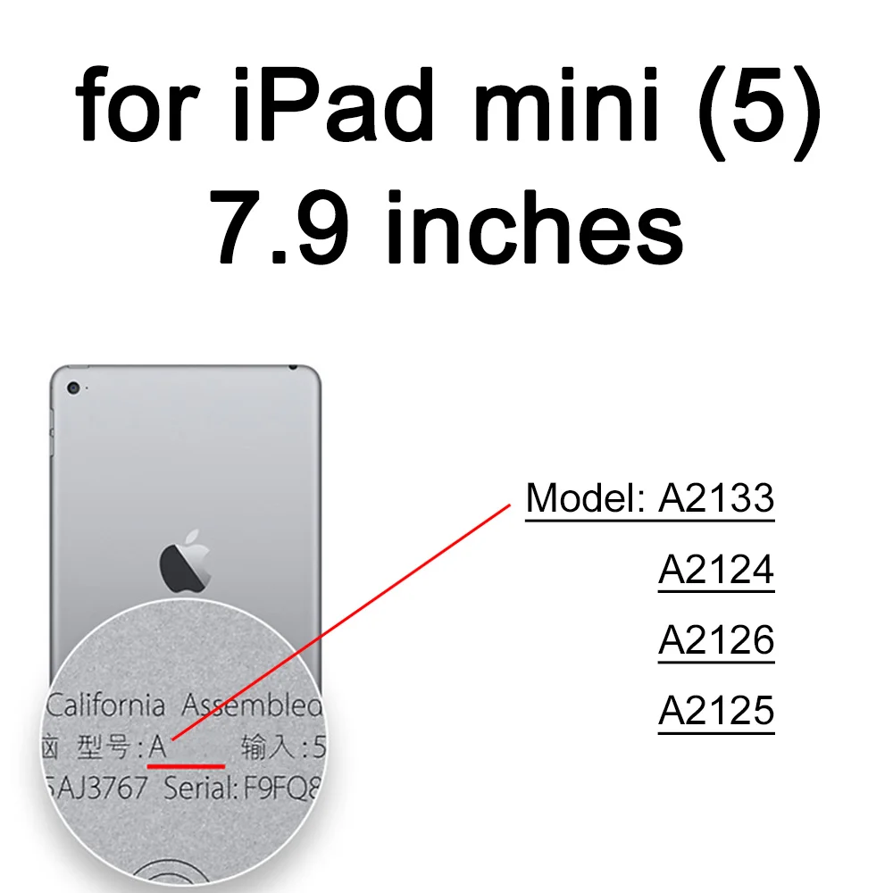 Стекло для Apple iPad Mini Series 1 2 3 4 5 поколения, закаленное стекло для защиты экрана для нового iPad Mini 7,9 дюйма, пленка HD - Цвет: for iPad mini 5