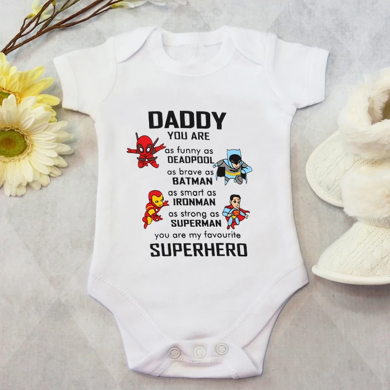 superhero baby onesies