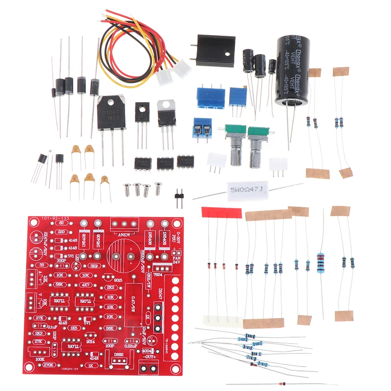 

DIY Kit 0-30V 2mA-3A DC Regulated Power Supply Continuously Adjustable Current Limiting Protection