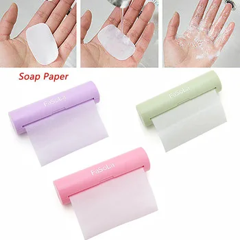 

Portable Hand Wash Paper Soap Pull Type Antibacterial Home Outdoor Scented Slice Sheet Skin Care Soap Disposable Soap Paper