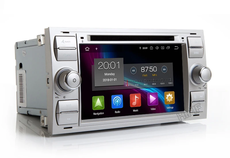 Excellent DSP 7" in dash 2 din Android 9.0 Car DVD Player Car GPS stereo OBD2 for Ford C-Max Fiesta Fusion Kuga Mondeo Focus with radio 18