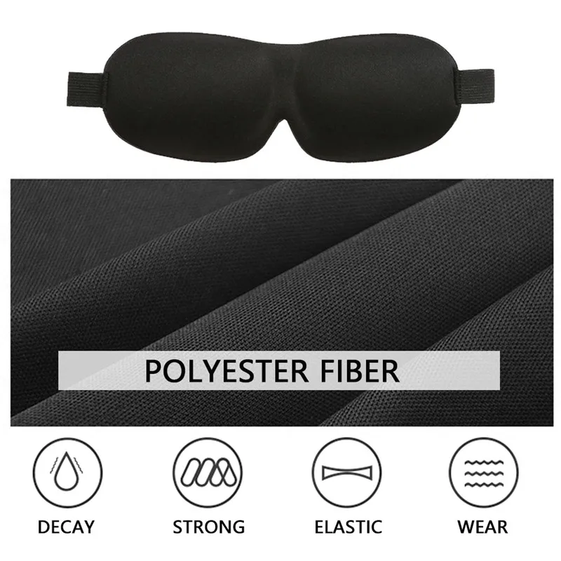 Description Picture 5 of itemCotton Silk Sleep Mask Blindfold Eye Cover Eye Patch Women Men Soft Portable Blindfold Travel Eyepatch Sleeping Eye Mask