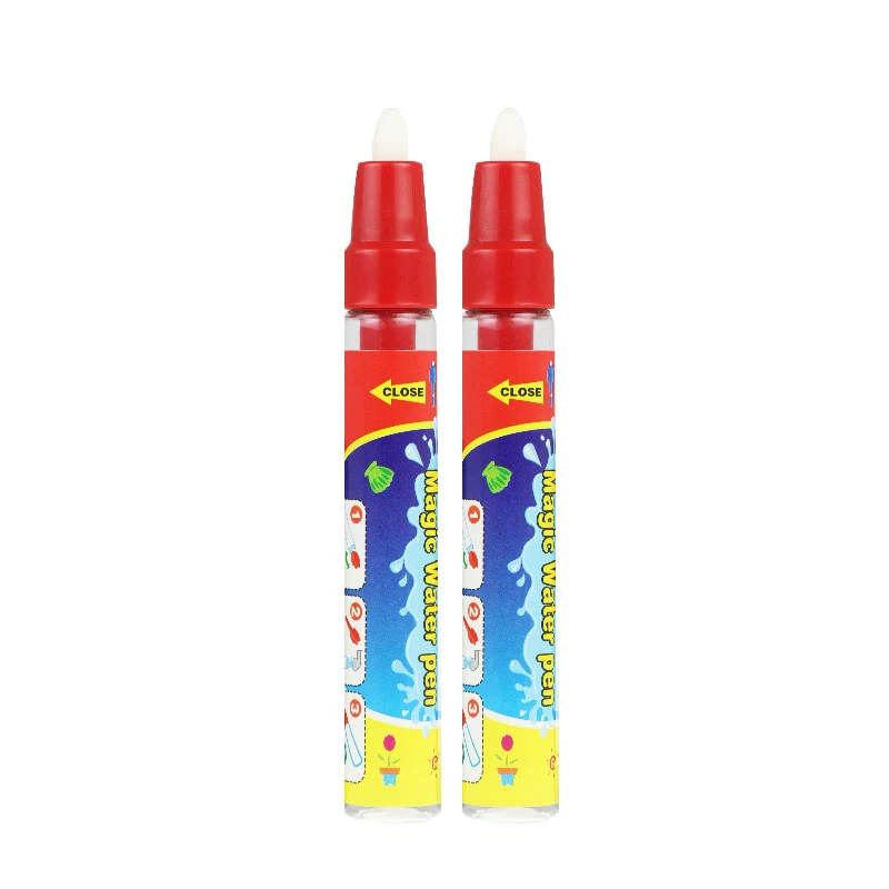 2 Pens Волшебная водная цветная книга с шариковой ручкой, Сказочная алфавит, животные, цветные познавательные детские игрушки для рисования, доска для рисования - Цвет: 2 Pens
