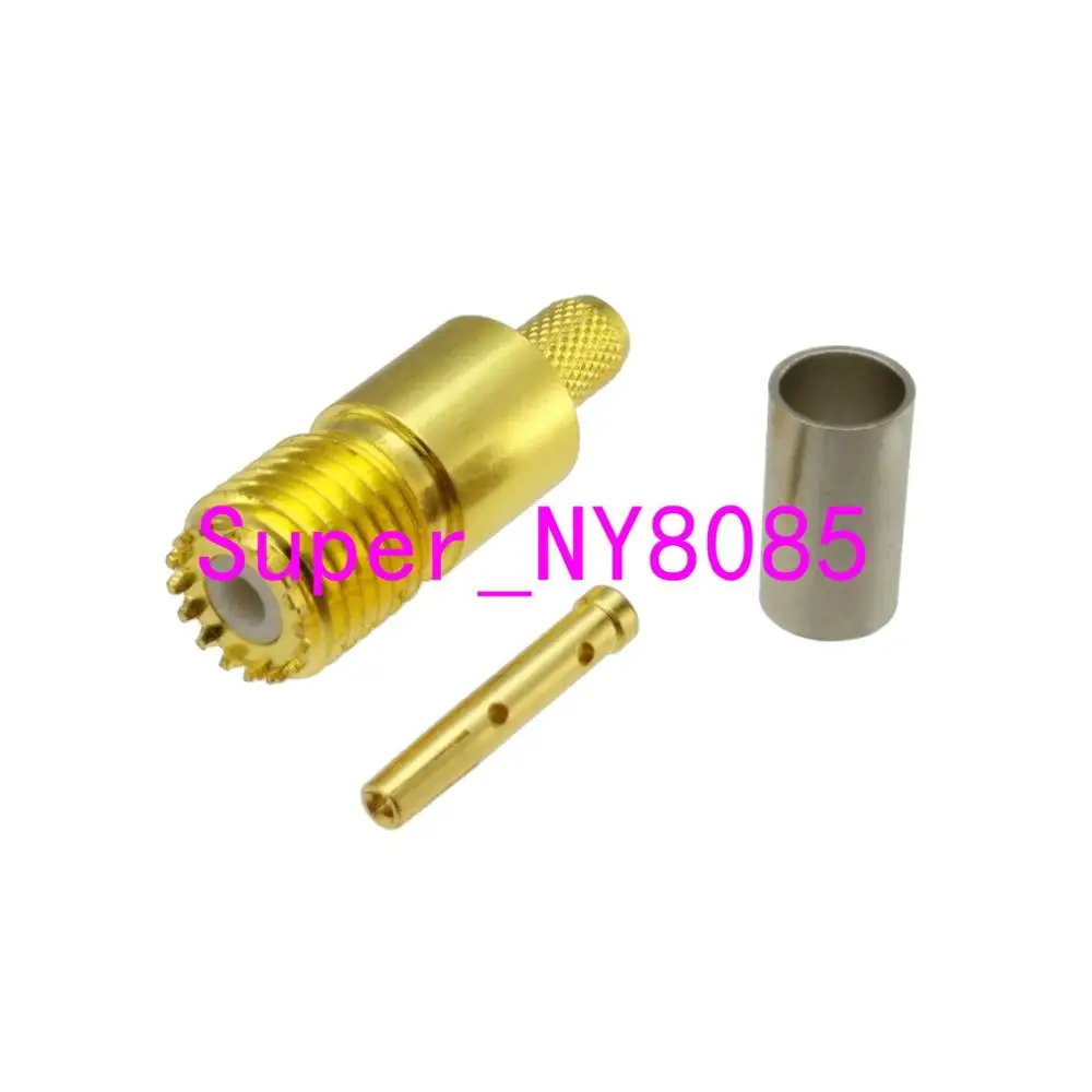 Мини UHF miniUHF гнездо обжимной RG58 LMR195 RG142 RG400 Кабельный разъем | Обустройство дома