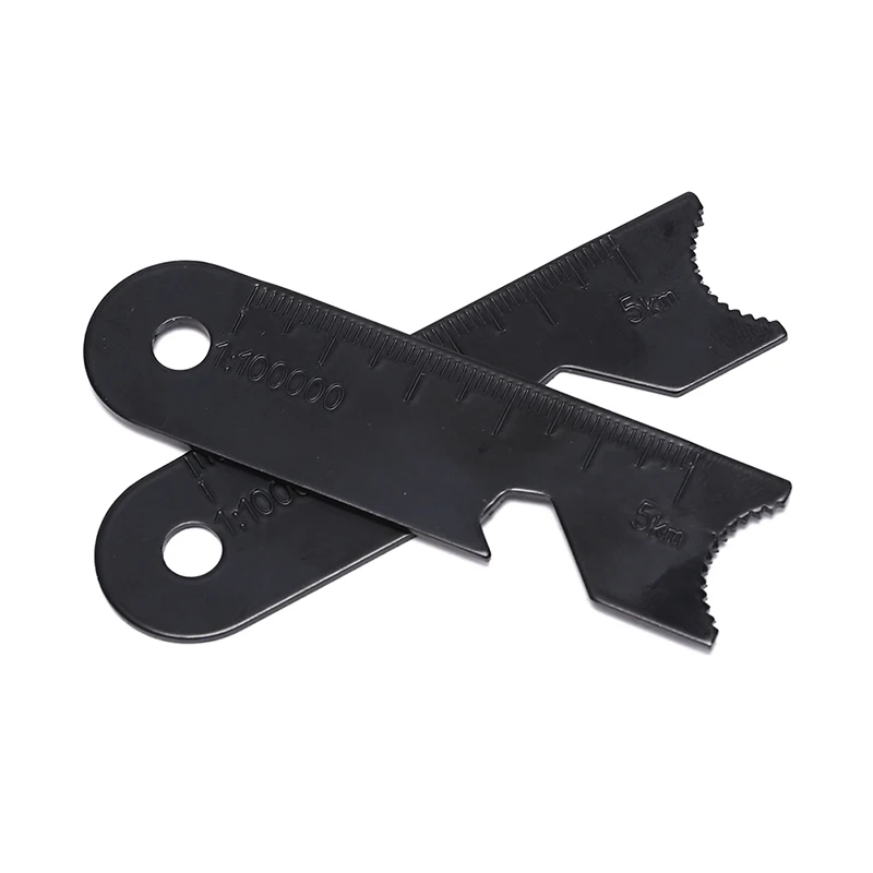 Outdoor Flint 2 Flint Scrapers Black Multi-function Scraper for Flint Opener Scraper