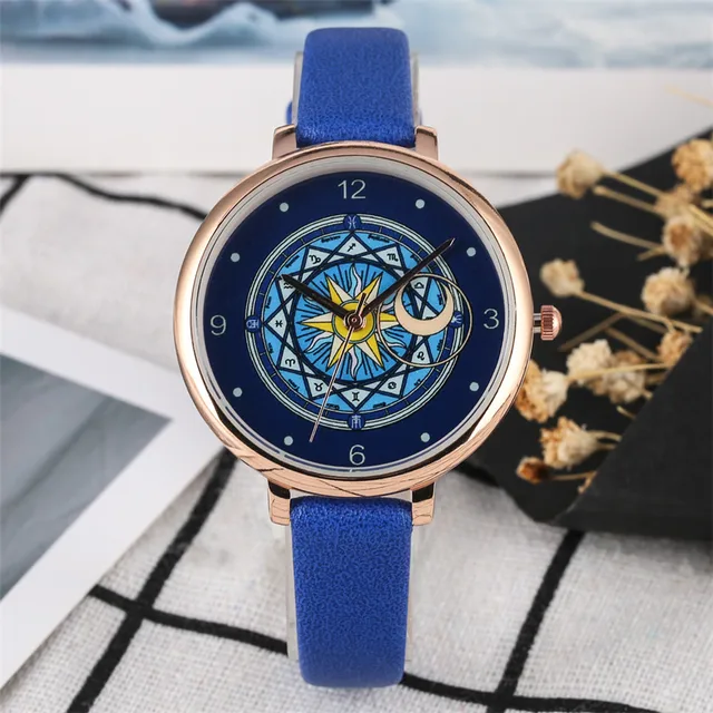 Japanese Anime Cardcaptor Sakura Theme Student Watches Pink Leather Quartz Wristwatch Fashion Elegant Girl Watches Gifts 2020 Women S Watches Aliexpress