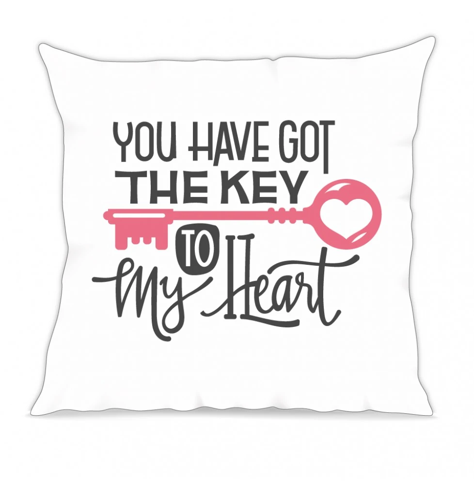 Oreiller Vous Avez La Cle De Mon Cœur Phrase En Anglais Amour Idee De Cadeau Aliexpress