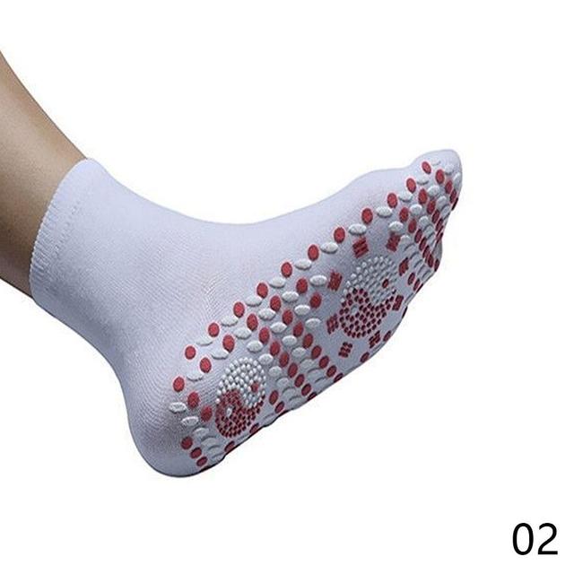 Color Heating Massage Tube Socks Women Magnetic Therapy Self-heating Tube Socks Men Female Massage Health Care Health Socks