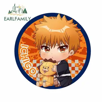 

EARLFAMILY 13cm x 8.2cm for Bleach Anime Car Stickers Graffiti Decal Vinyl Material Personality Occlusion Scratch For JDM SUV RV